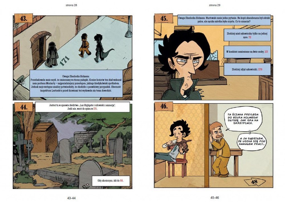 Paragraph Comic - Four Investigations of Sherlock Holmes